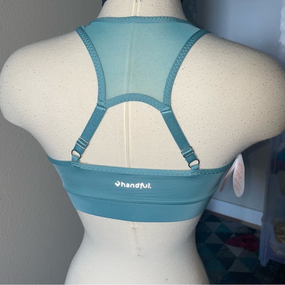 Handful Sports Bra- NBA NFL IFL WHL Pro Cheer Pro Dance Audition Top - Picture 6 of 7